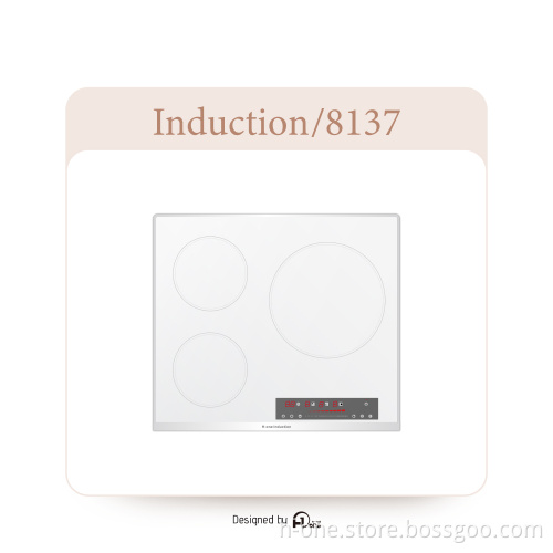 High Power 7000W 3 Burner Built-in Induction Cooker for Commercial Kitchens